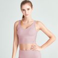 thumbnail image 3 of Women Sports Bra U Back U Neckline Removable Padded Vest, 3 of 8