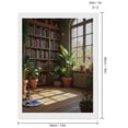 thumbnail image 2 of Diamond Art Kits for Adults, Books Plants Sunlit Room Decor 5D Diamond Painting Kits for Adults Beginners, DIY Full Drill Diamond Painting, Gem Art and Crafts 12x16, 2 of 7