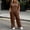 Brown women two piece lounge sets a1, variant on BRELIL Women Two Piece Sets Casual Loungewear Solid Round Neck Short Sleeve Tshirt Wide Leg Long Pants Matching Lounge Sets Summer Vacation Travel Outfits Tracksuit, Red 5XL