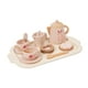 thumbnail image 4 of Hora del té de para niños pequeños, juego de té de de madera, juego de té de juguete artesanal, accesorios de cocina, 4 of 9