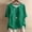 A232 Green Womens Summer Tops Clearance Under $5, variant on Cagogo Women's Short Sleeve Tunic Tops Summer Under $10 Loose Fit Linen Cotton Plus Size Tshirts Shirts Side Button Crewneck Business Work Tops Mothers Day Gifts