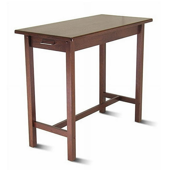 Winsome Wood Sally Breakfast High, Walnut Finish