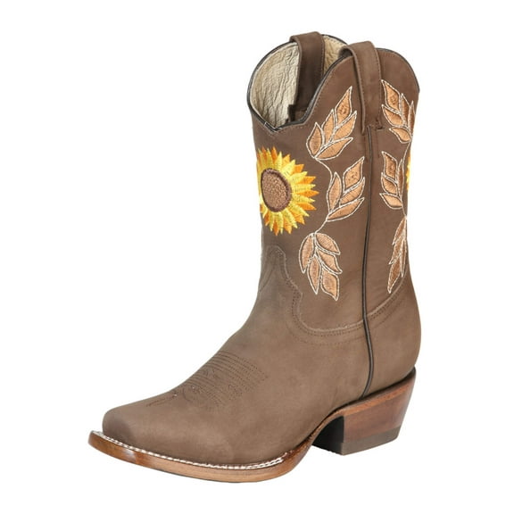 El General Womens Rodeo Boot - Nobuck Camel 51164