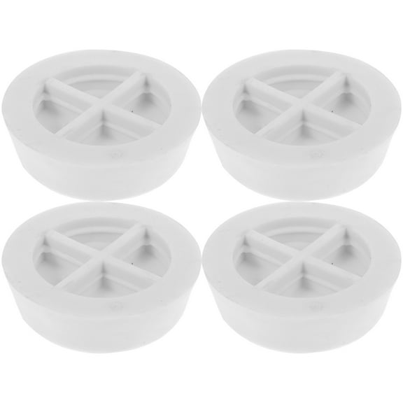 Washer Feet Pads Washing Machine Rubber Base Foot Anti-vibration for White 4 Pcs