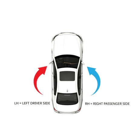 Part is Compatible with Jetta, GTI, EOS, Passat, Rabbit, Left Driver Mirror Glass Lens w/Adhesive