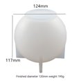 thumbnail image 1 of Moldes de resina de luz de esfera grande, moldes de silicona para base iluminada de resina, bola de cristal 3D, molde de luz nocturna para decoración hecha a mano, decoración del hogar(Blanc, 1 of 5