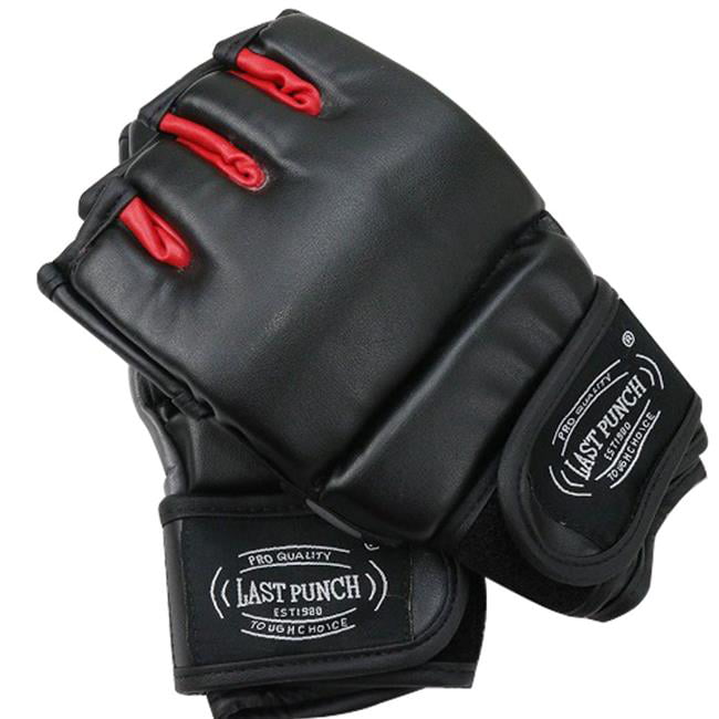 Shelter 9969-XL Last Punch Leather Grappling Heavy Bag Gloves Boxing Training Gloves Eva Padding ...