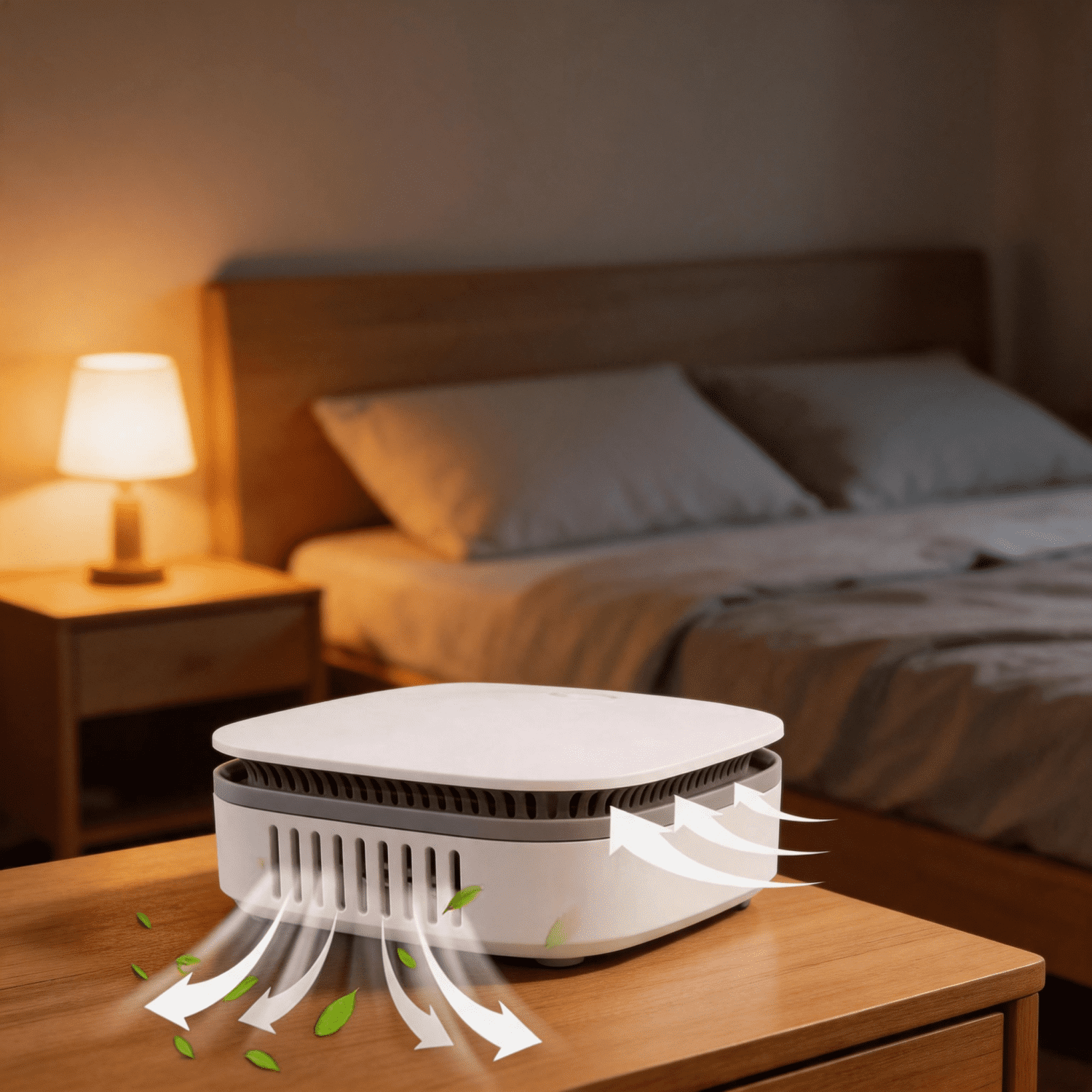 Portable Air Purifier - 5 Minute Quick Formaldehyde & Odor Removal, USB Rechargeable One Button Air Cleaner for Car, Refrigerator, Bathroom, Closet, Multi-Scenario Use