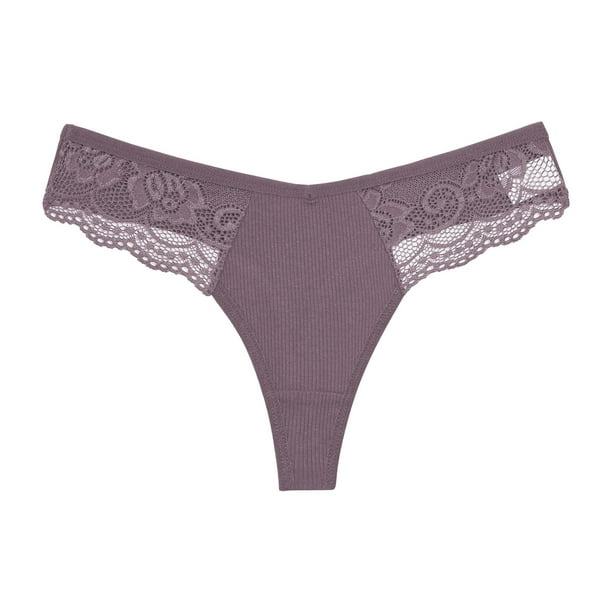 nsendm Female Underpants Adult under Clothes Waist Trainer Comfortable  Women's Cotton Sides Lace Panties Thong Lace Briefs for Women plus  Size(Khaki