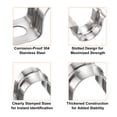 thumbnail image 4 of Uxcell 30pcs 3/8" 27mm Conduit Clamps, M27 U Tube Pipe Clamp, Stainless Steel Rigid Pipe Strap, U Shaped Bracket with Two Hole, Thick, 4 of 6