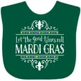 thumbnail image 3 of Inktastic Let the Good Times Roll Mardi Gras Boys or Girls Baby Bib, 3 of 4