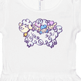thumbnail image 4 of Inktastic Fluffy Sheep Family Girls Toddler Dress, 4 of 5