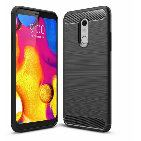 For LG Stylo 5 Case, Heavy-Duty Shockproof Protective Case Armor Guard Shield, Shock Adsorption, Drop Protection [Black]