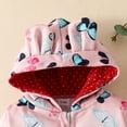 thumbnail image 5 of Rhuody Girl Onesies 0-3 Months Winter Jumpsuit O Neck Long Sleeve Hooded Bodysuit Cartoon Pattern Romper Fashion Clothes Red, 5 of 7