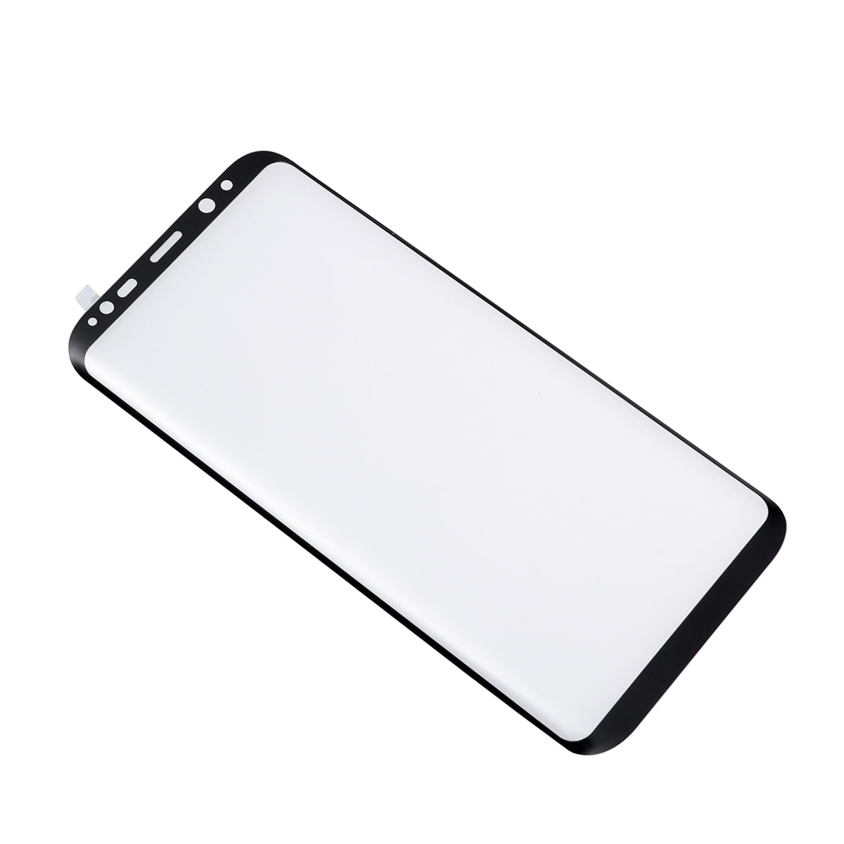 Tempered Glass Screen Protector Explosion-proof Full Coverage 0.2mm 5D 9H Hardness Screen Protector Film for GALAXY S8 Plus (Black)