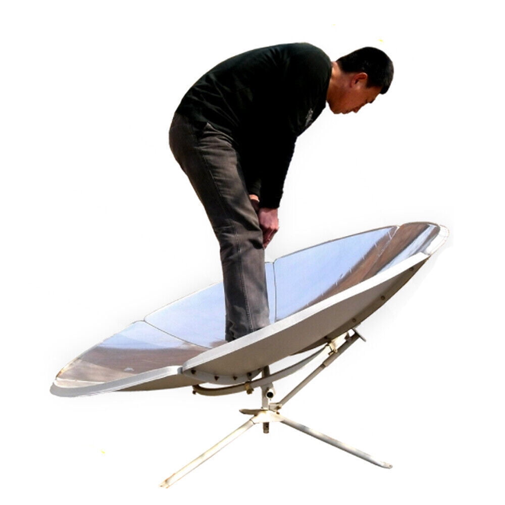 Parabolic Solar Cooker High Efficiency 700-1000C Outdoor Camping Sun Oven Solar Stove