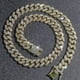 thumbnail image 5 of 1 Uds. Collares de cadena cubana para hombre, joyería de Hip Hop con diamantes ostentosos para mujer, 5 of 5