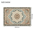 thumbnail image 2 of Toilet Rug Set Non-Slip Bathroom Rugs Soft Plush Machine Washable Contour Bath Mat Fashion Mandala 24x20/24x16, 2 of 9
