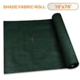thumbnail image 1 of TANG Sunshades Depot 16' x 76' Shade Cloth 180 GSM HDPE Dark Green Fabric Roll Up to 95% Blockage UV Resistant Mesh Net, 1 of 5