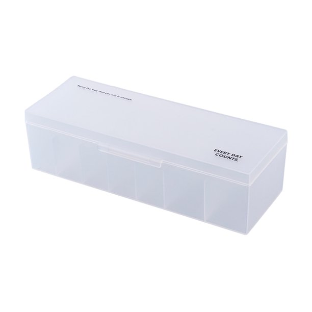 Caja de almacenamiento de cables transparente, organizador de maquillaje de escritorio de plástico, caja de gestión de cables