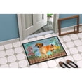 thumbnail image 2 of Rhodesian Ridgeback Spring Door Mat, 2 of 4