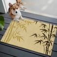 thumbnail image 3 of 2x3 Ft Entryway Area Rug, Vintage Bamboos Kitchen Rug Runner Washable Floor Mat, Ink Painting Retro Art Rustic Non Slip Indoor Door Mat Throw Carpet for Bathroom Living Room Bedroom, 3 of 8