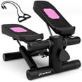 thumbnail image 1 of Goplus Mini Stepper pour Exercice à Domicile avec Bandes de Résistance Hauteur Réglable Noir, 1 of 10