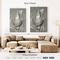 thumbnail image 4 of Elephant Stock Shell Coral Silver On Gray I Wall Art - Vertical Canvas Wall Art - Living Room Wall Decor - Nautical Canvas - Silver And White Decor By Caroline Kelly - 32" x 48", 4 of 8