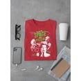 thumbnail image 3 of Space Pizza Invasion Graphic Tee T-shirt Color Men's, 3 of 3