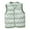 Green, variant on Girls Down Vest Women's Down Jackets & Parkas North Face Kids Boys Girls Autumn Winter Solid Color Rounded Neck Coat Warm And Windproof