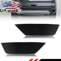 2PCS Smoked Lens Rear Bumper Tail Light Rear Light Brake Lights Backup Lights Reverse Light Reflector Light For 2013 2014 2015 2016 2017 2018 2019 Ford Escape No bulb/Socket