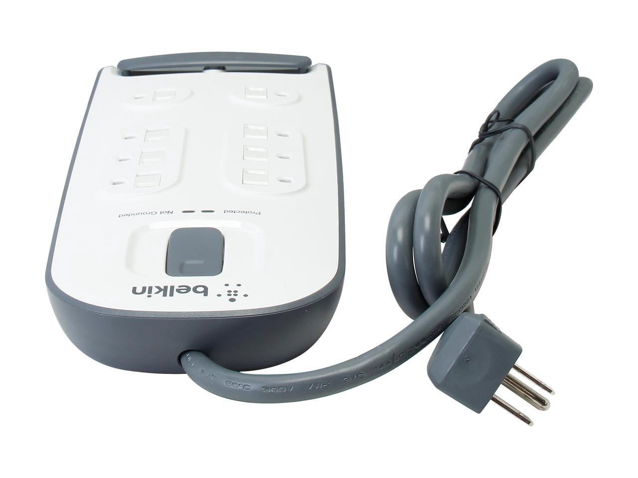 Belkin 8-outlet Surge Protector with 6 ft Power Cord with Telephone Protection - surge protector - 1.875 kW