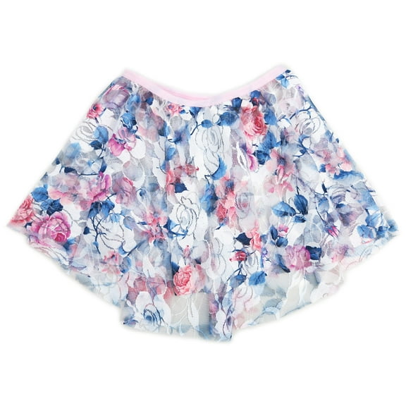Wenchoice Lace Floral Hi Low Skirt Girl'S M(3Y-4Y)