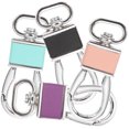 thumbnail image 3 of 4Pcs Metal Carabiner Keychain Key Chain Clip Hook Key Rings Key Chain Holder for Car Key, 3 of 6