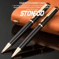 thumbnail image 4 of STONEGO Capless Metal Chrome Twist Ballpoint Pen, Elegant Signature Pen Gift Pens for Men Women, 4 of 7