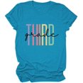 thumbnail image 2 of Third Grade T-Shirt for Women 3rd Grade Teacher Shirt Teacher Appreciation Short Sleeve Shirt Teacher Gift Tee, 2 of 4