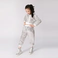 thumbnail image 4 of Kiijoy Little Girls Sequin Glitter Zip Up Jacket Pants Suit Party Dance Outfits, Sizes 6-7, 4 of 7