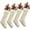 Christmas Stockings Ivory White, variant on Morttic Knit Christmas Stockings,Unique Burgundy and Ivory White Knitted Christmas Hanging Decoration Stockings 14" Pack of 4