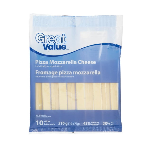 Great Value Pizza Mozzarella Cheese Sticks Walmart.ca