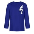 thumbnail image 3 of Birdeem Chemises pour Hommes Imprimé Col Rond Mode Décontractée Manches Courtes Blouses, 3 of 9
