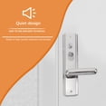 thumbnail image 4 of LOLIPPYY 1 Ensemble Poignée de Tirage en Métal Durable Argent Acier Inoxydable Bouton de Porte Intérieur pour Entrée, 4 of 7