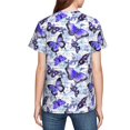 thumbnail image 5 of Honeii Butterflies Print Youth Short Sleeve T-Shirt,Boys Athletic Shirt,Quick Dry Short Sleeve Performance Moisture Wicking T Shirt, 5 of 6
