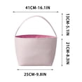 thumbnail image 3 of Deeceymbur Striped Polypropylene Fabric Storage Tote Basket with Handles Beach Home Grocery Organizer, 3 of 5