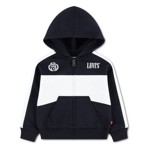 Levi's Boys Toddler Colorblock Full Zip Hoodie, Sizes 2T-4T
