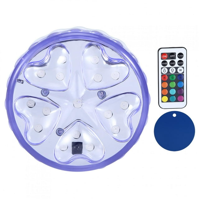 16RGB LED impermeable piscina estanque luz subacuática paisaje decoración con control remoto