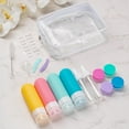 thumbnail image 7 of 17 Pcs Travel Bottles Set, Leak Proof Refillable for Toiletries, Conditioner, Shampoo, Lotion & Body Wash Accessories, Travel Essentials Silicone Toiletry Bottles (Multicolor), 7 of 7