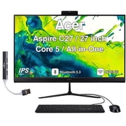 Acer Aspire C27 Core 5 120U 8GB 1TB 27 FHD 120Hz AIO Win11P w/USB Hub