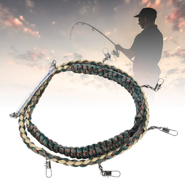 Fly Fishing Lanyard Fly Fishing Lanyard With Multi Clips Fly Fishing Nylon  Braided Lanyard Necklace Fishing Nipper Patch Forcep Tippet Holder Tools 