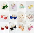 thumbnail image 3 of Xinyolin Colorful Cubic Zirconia Acrylic Butterfly Shape Earrings Women's Fashion, 3 of 8