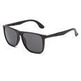 thumbnail image 1 of Gafas de sol polarizadas rectangulares unisex lentes negras grises protección UV gafas de sol para hombres y mujeres, 1 of 8
